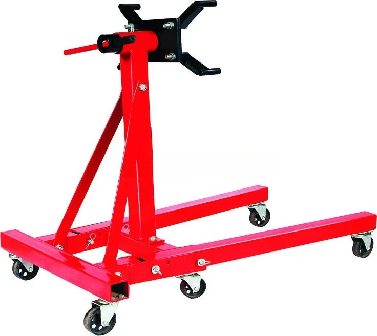 Engine Stand Heavy Duty - 調整可能な高耐久車用エンジンジャッキスタンド、回転ヘッド付き自動車整備工場用エンジンスタンドマシン