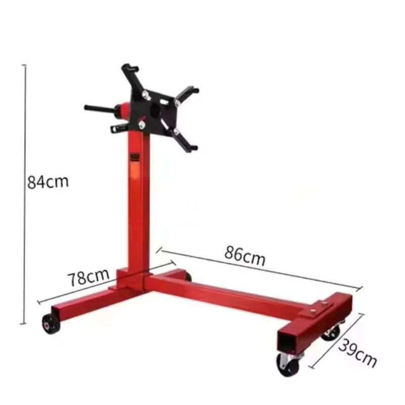 Engine Stand Heavy Duty - 1000ポンド対応自動工具モーター回転式油圧エンジンスタンドブラケット、CE認証済み、在庫あり、ガレージ修理工場でのヘビーデューティー使用に最適