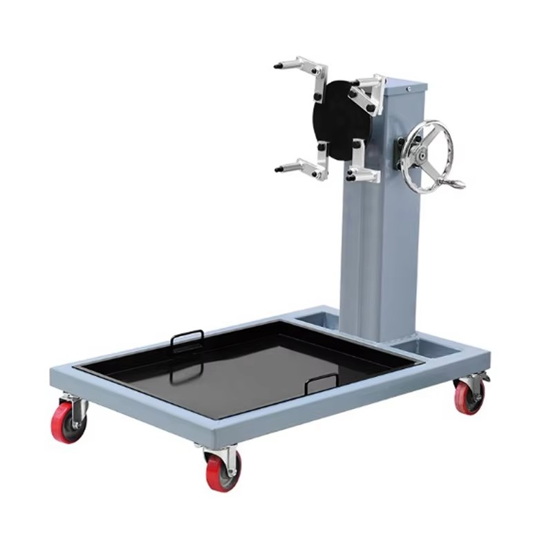 Engine Stand Heavy Duty - 頑丈な高さ調整可能なエンジン回転スタンド（車輪付き）で効率的なエンジンメンテナンスを実現