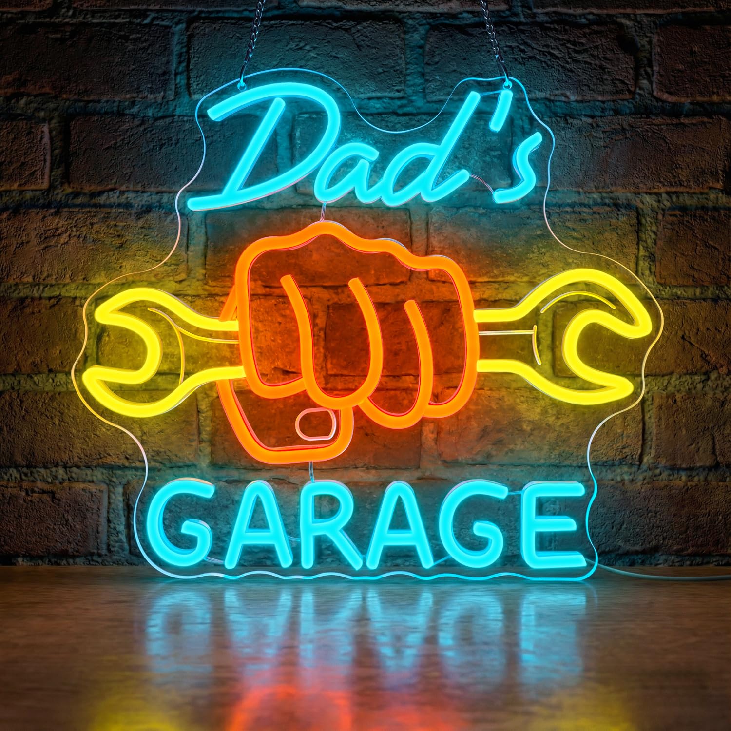 お父さんのガレージ ネオンサイン 壁飾り 調光可能 ガレージ - Auto Repair Shop Design のレビューと価格