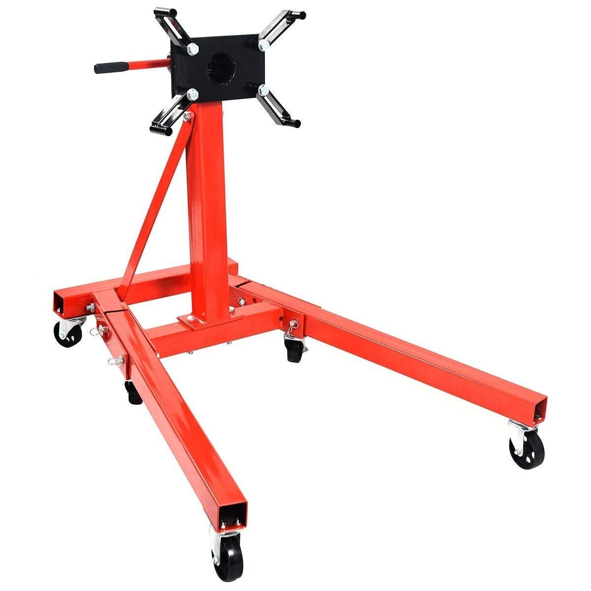 MTR-21ヘビーデューティー2000LBSスチール製折りた - Engine Stand Heavy Duty のレビューと価格