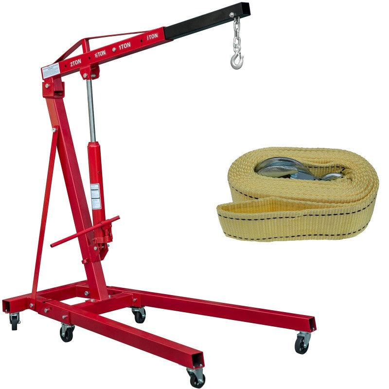 2トンヘビーデューティーエンジンホイスト油圧式ショップクレー - Engine Hoist Crane のレビューと価格