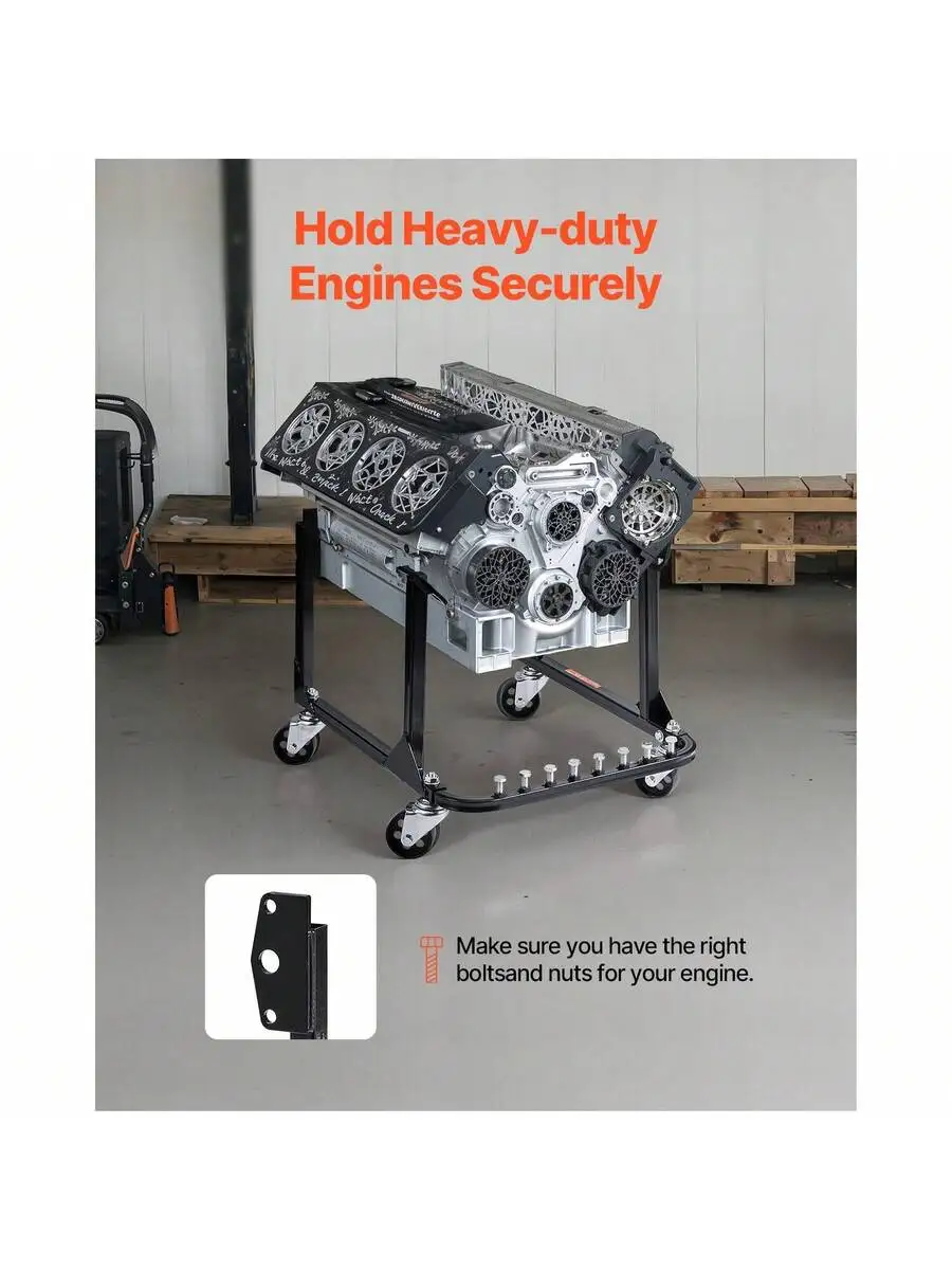 エンジンスタンド、耐荷重750ポンドのエンジンモータースタン - Engine Stand Heavy Duty のレビューと価格