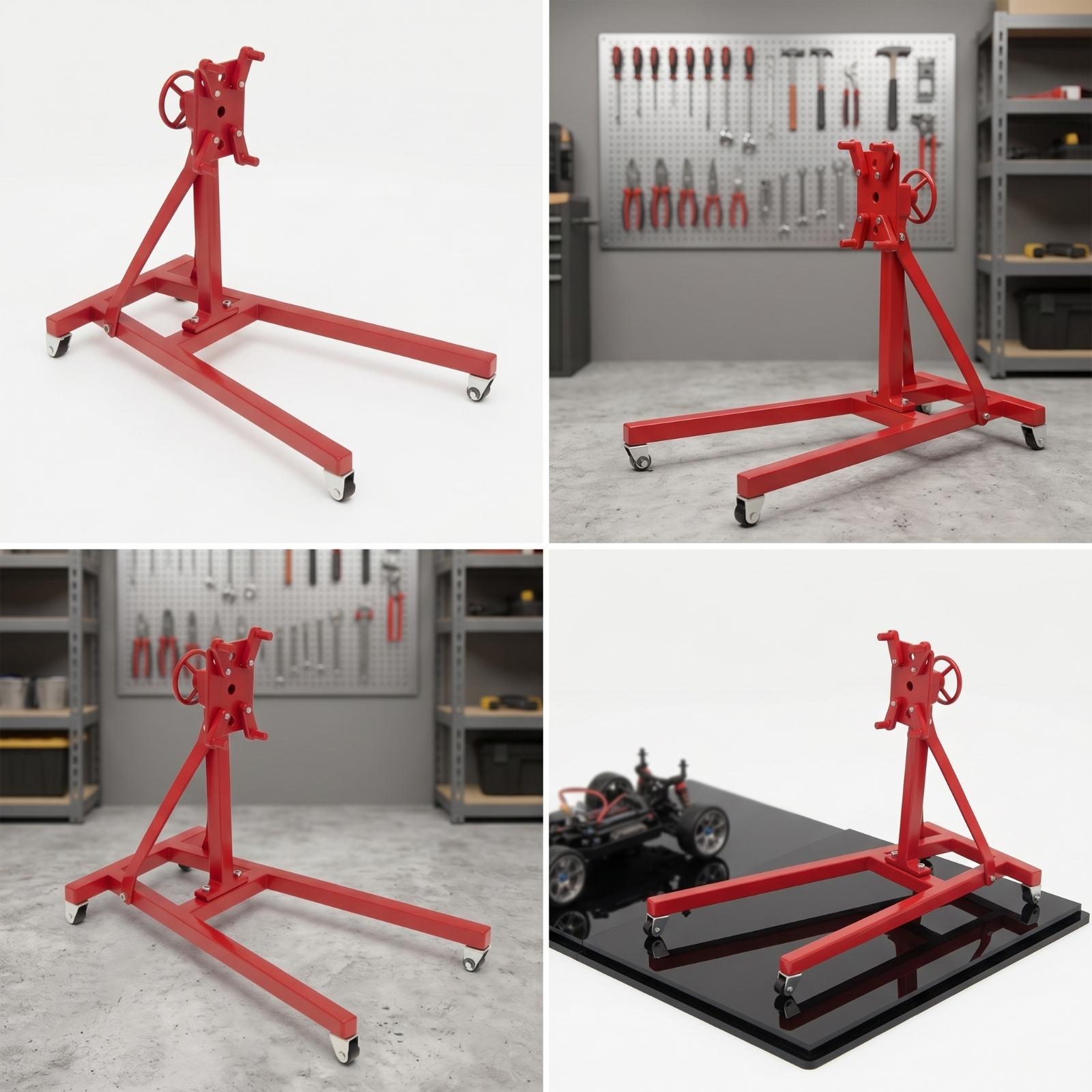 エンジンクレーン チェーン付き金属製モデルクレーン ホビーヤ - Engine Hoist Crane のレビューと価格