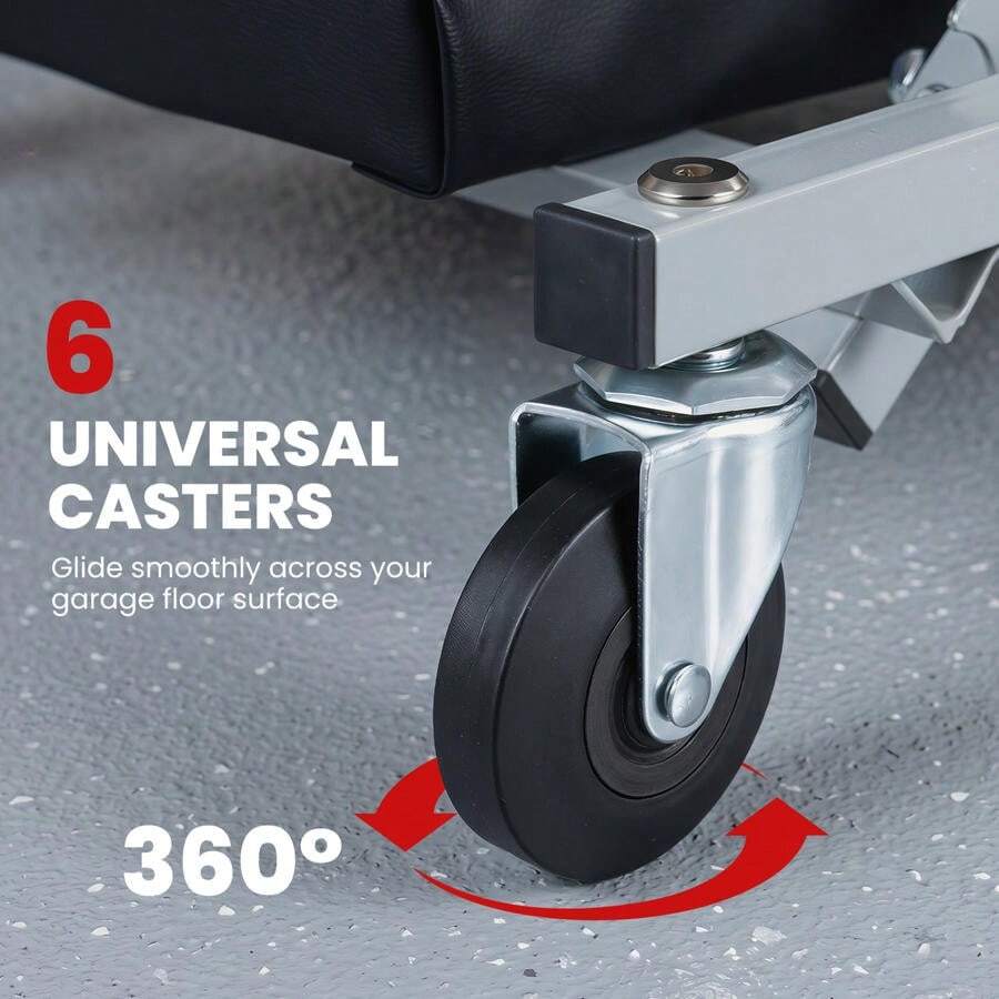 36インチ 2in1 メカニッククリーパー＆Zシート、6つの - Auto Repair Shop Design のレビューと価格