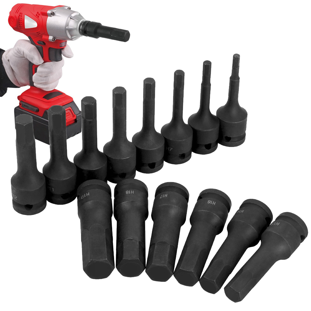電気ドリルソケットアダプターエアインパクトレンチ六角頭ソケッ - Pneumatic Impact Wrench のレビューと価格