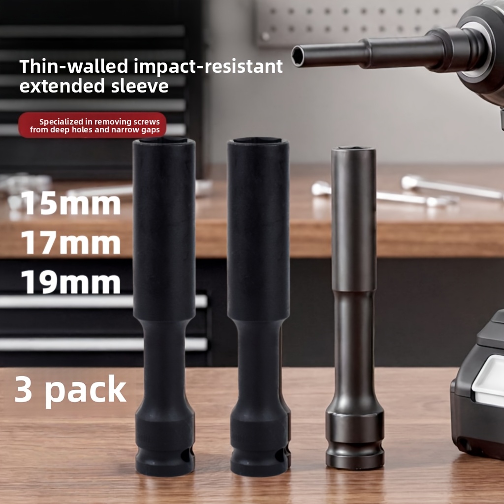 1/3個入り 1/2インチ拡張薄肉インパクトソケットセット、 - Pneumatic Impact Wrench のレビューと価格