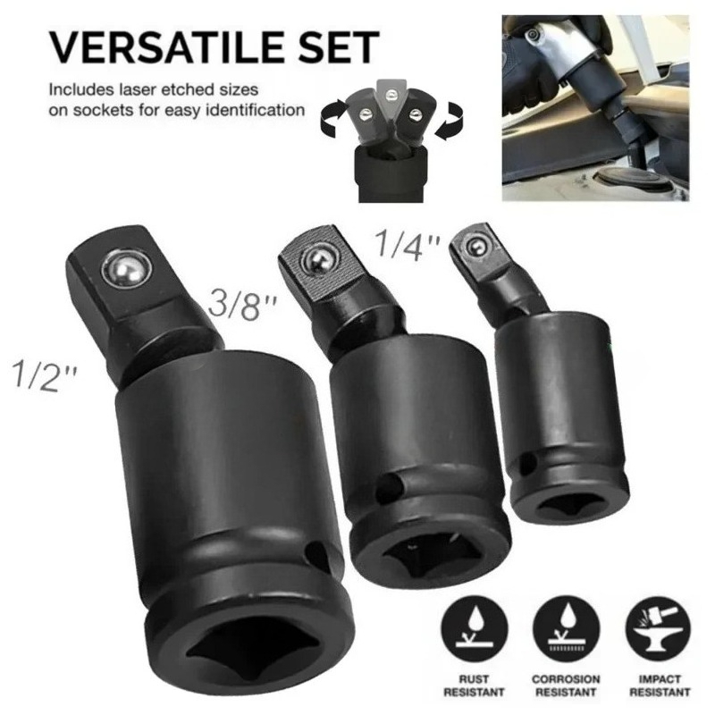 1/3 個 360 度スイベルナックルジョイントエアインパク - Pneumatic Impact Wrench のレビューと価格
