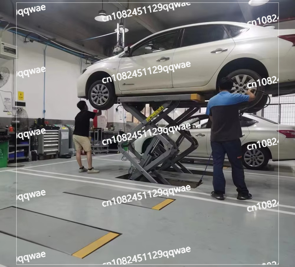 工場直販 高品質 地上設置型 4000kg 油圧式シザーリフ - Auto Repair Shop Design のレビューと価格