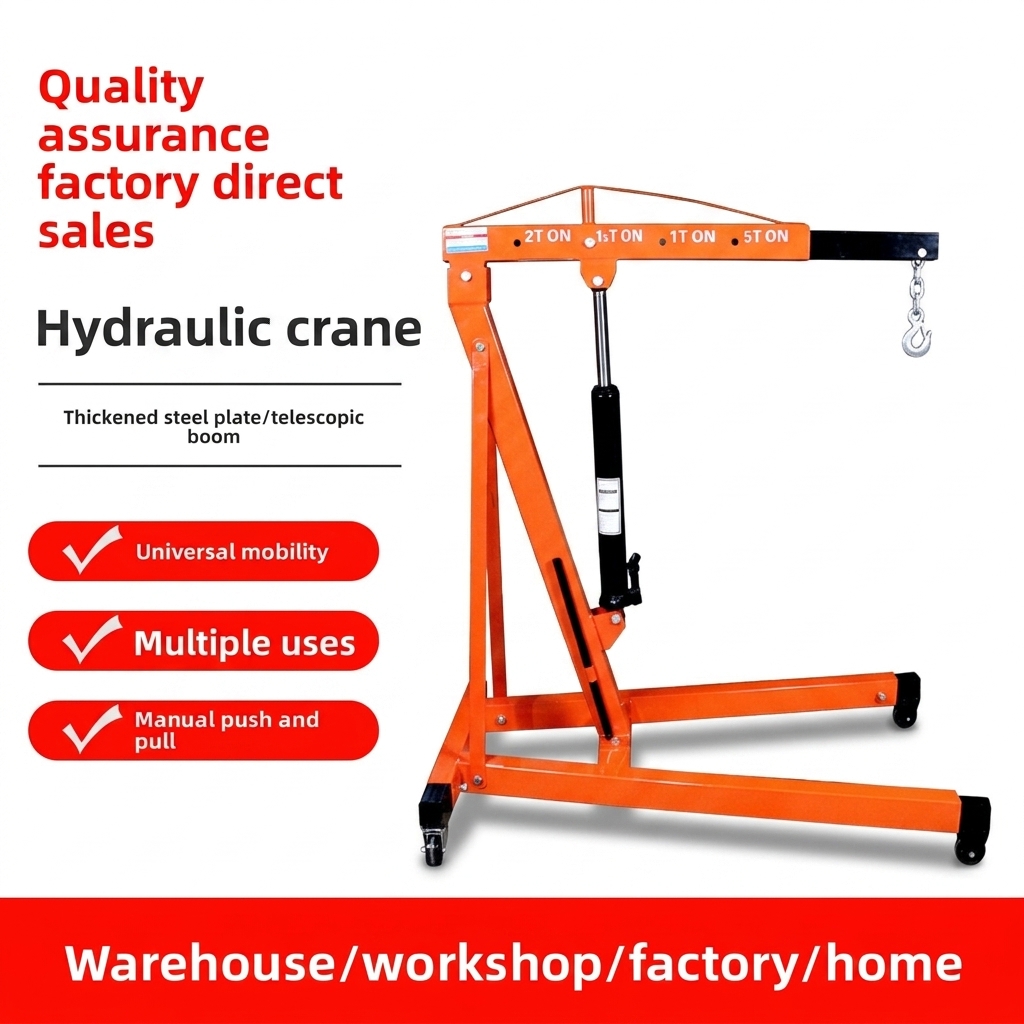 自動車修理用ポータブル折りたたみ式手動油圧ホイストエンジン取 - Engine Hoist Crane のレビューと価格