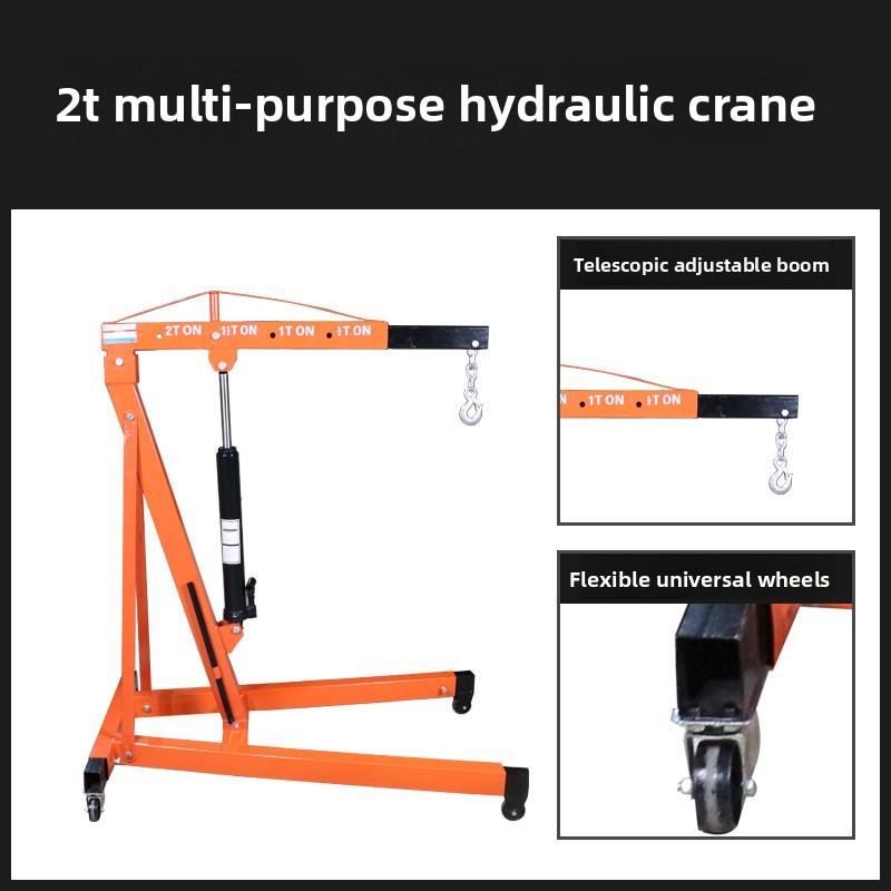 自動車修理用ポータブル折りたたみ式手動油圧ホイストエンジン取 - Engine Hoist Crane のレビューと価格