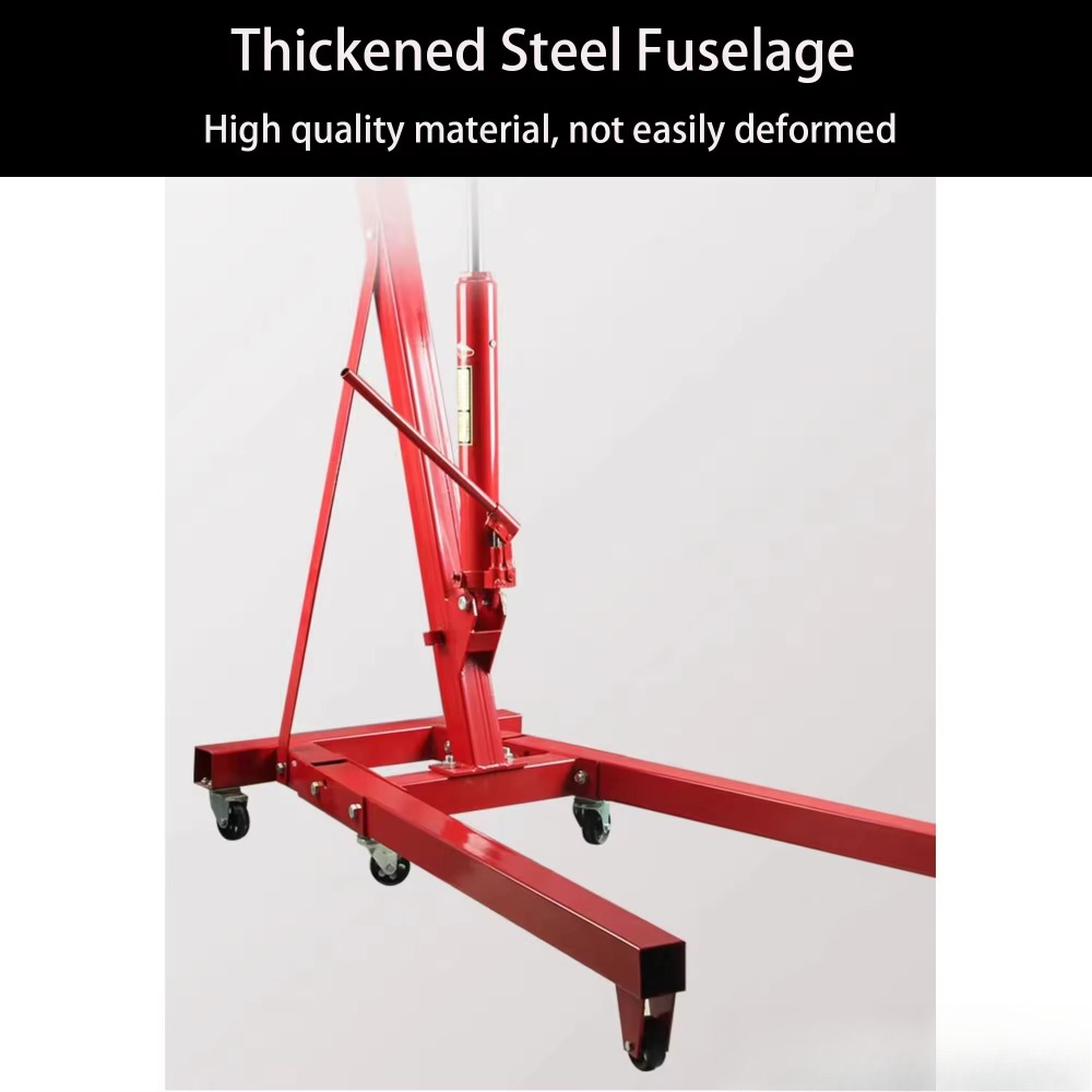 2T 3Tエンジンホイスト折りたたみ式油圧クレーン自動車修理 - Engine Hoist Crane のレビューと価格
