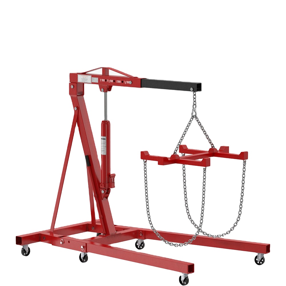 高品質エンジンホイストリフティングツール2トン折りたたみ式シ - Engine Hoist Crane のレビューと価格