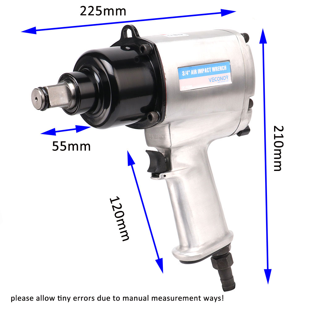3/4インチドライブ空気インパクトレンチ1300N。m高トル - Pneumatic Impact Wrench のレビューと価格